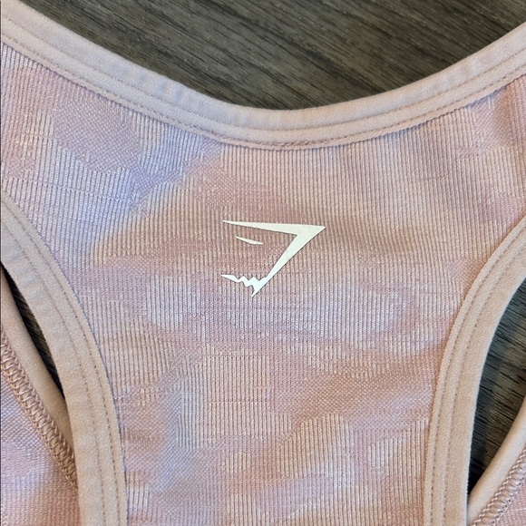 Gymshark Adapt Camo Seamless Tank Pink Racerback Workout Top Size M - Picture 8 of 8